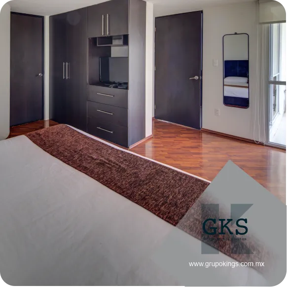 Interior 1 bed — Cityloft Chimborazo 537, Lomas CDMX