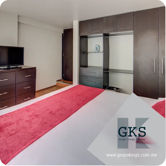 Recámara Departamento 1 Rec — Cityloft M. Chimborazo 537, Lomas de Chapultepec