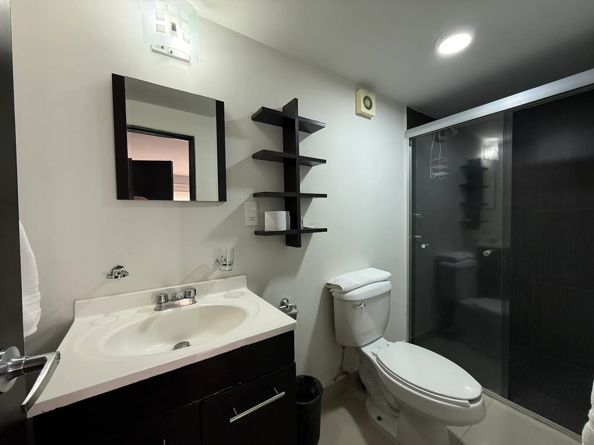 Baño principal — Departamento 2 Recámaras Chimborazo 537, Lomas CDMX