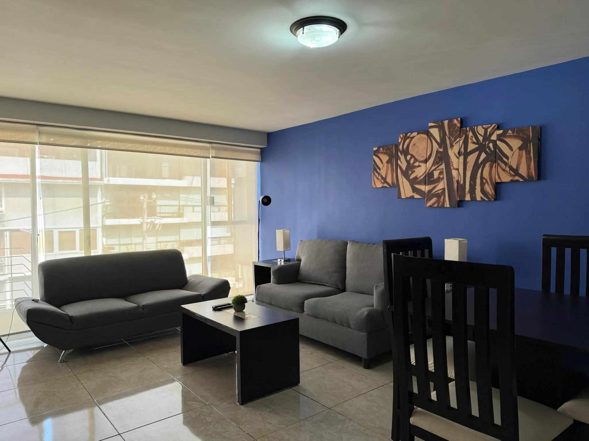 Sala — Departamento 2 Recámaras Chimborazo 537, Lomas de Chapultepec